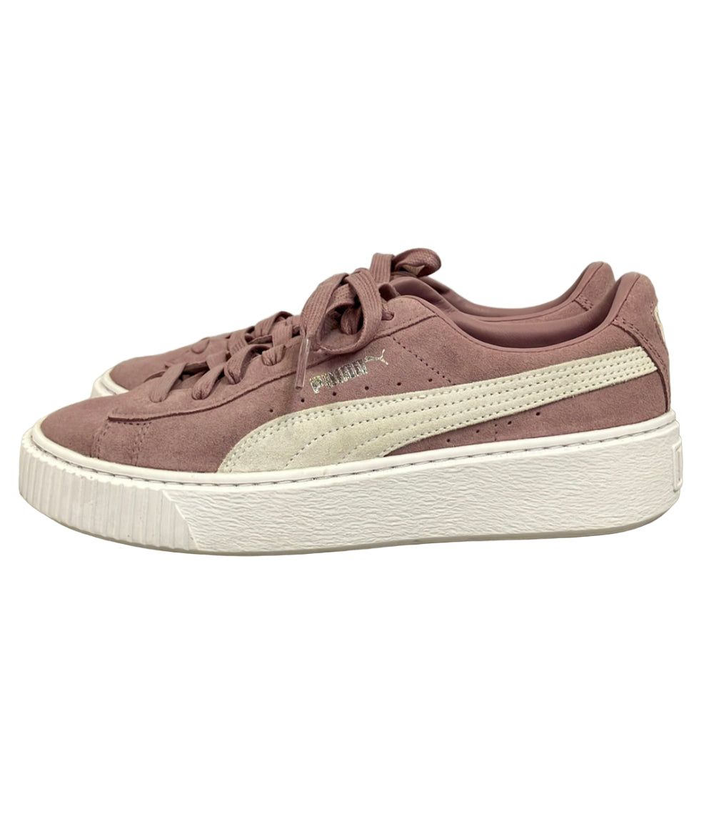 PUMA ローカットスニーカー スウェード プラットフォーム 362223-11 レディース SIZE 24.0 プーマ