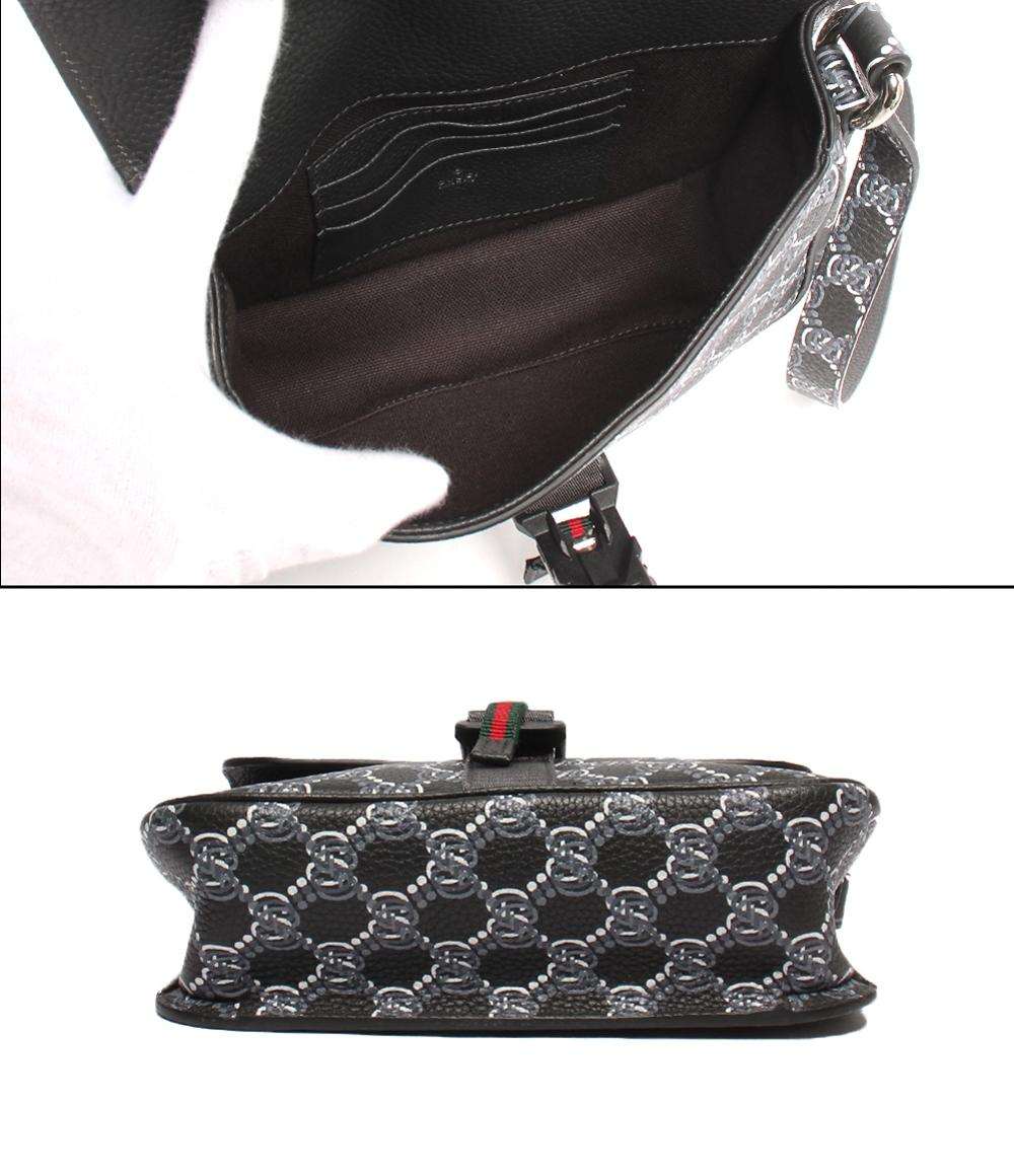 美品 GUCCI ショルダーバッグ 斜め掛け  シェリーライン GGシャドウ 800313 0416 レディース グッチ