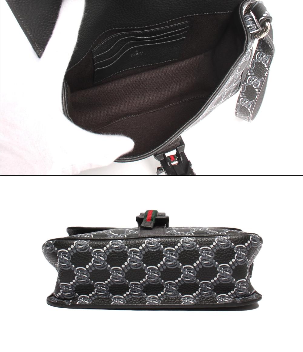 美品 GUCCI ショルダーバッグ 斜め掛け  シェリーライン GGシャドウ 800313 0416 レディース グッチ