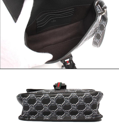 美品 GUCCI ショルダーバッグ 斜め掛け  シェリーライン GGシャドウ 800313 0416 レディース グッチ