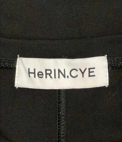 HeRIN.CYE 半袖 ドッキングスクイーズドレス ワンピース レディース SIZE 38 ヘリンドットサイ