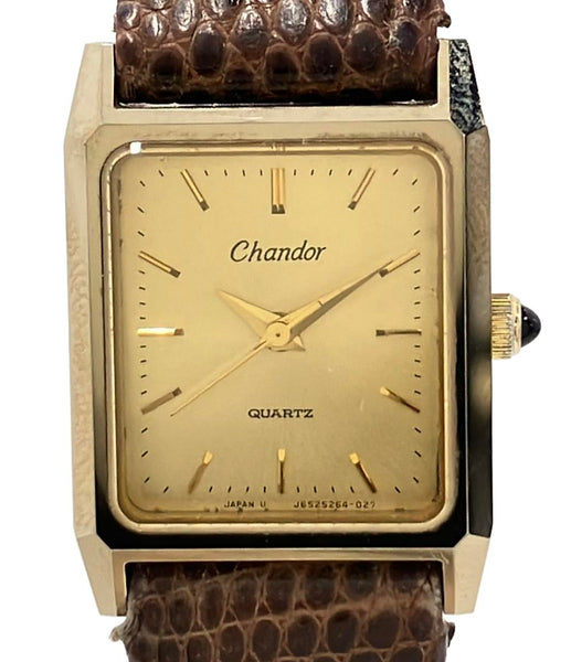 オリエント 腕時計 シャンドール クオーツ ゴールド J65526-41