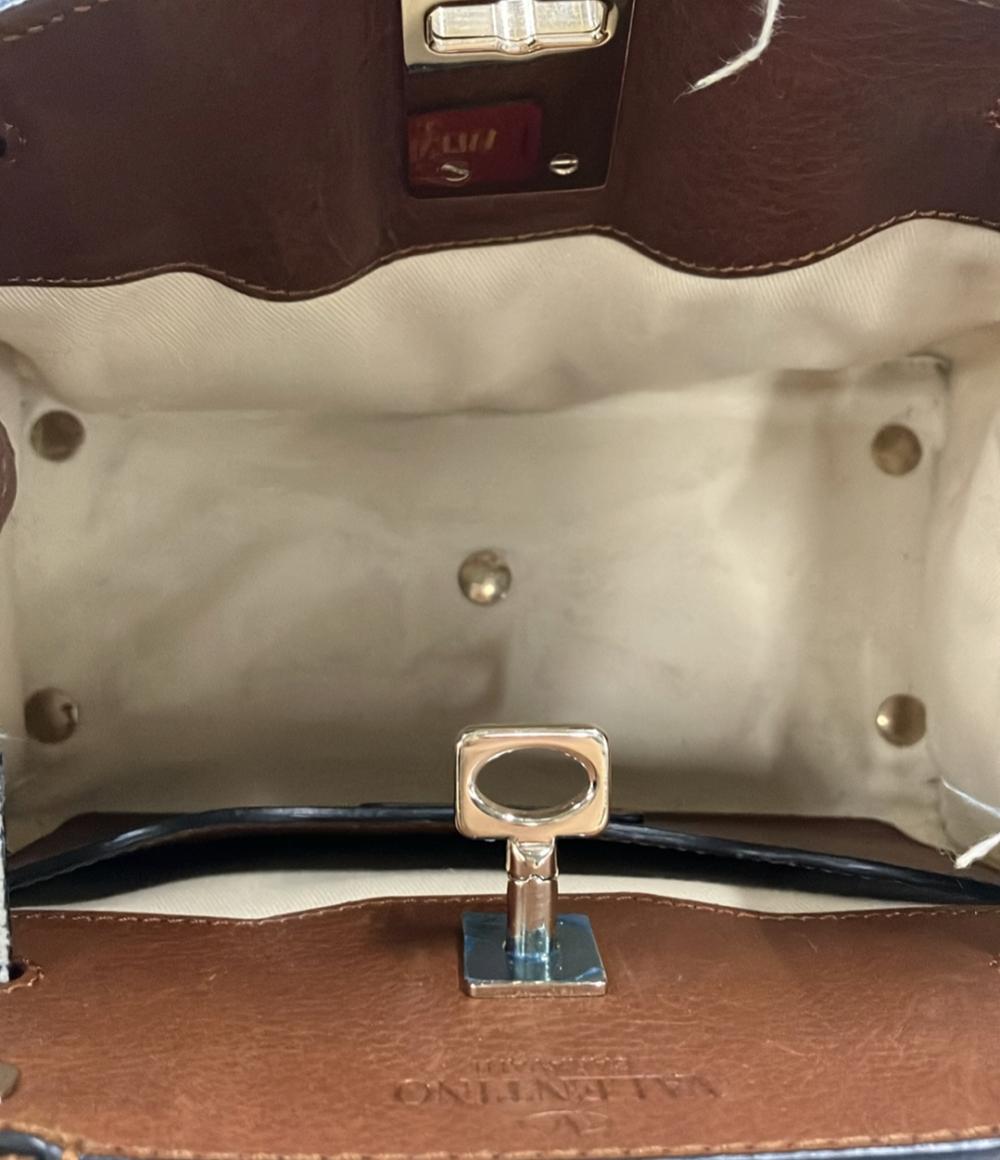 ヴァレンティノ 2wayハンドバッグ ショルダーバッグ デニム スタッズ PW2B0A55XZB レディース VALENTINO