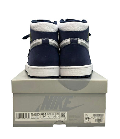 美品 Air Jordan NIKE ハイカットスニーカー ホワイト/ミッドナイトネイビー エアジョーダン 1 ハイ OG CO JP DC1788-100 メンズ SIZE 27.5 (L)