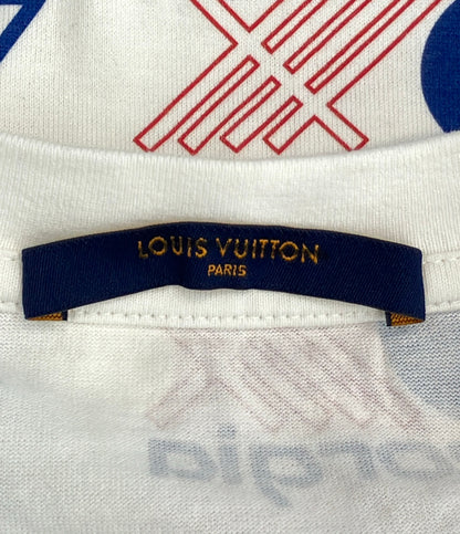 LOUIS VUITTON 半袖 オールオーバー ロゴ プリント Tシャツ RM192M NPG HHY20W メンズ SIZE L ルイ・ヴィトン