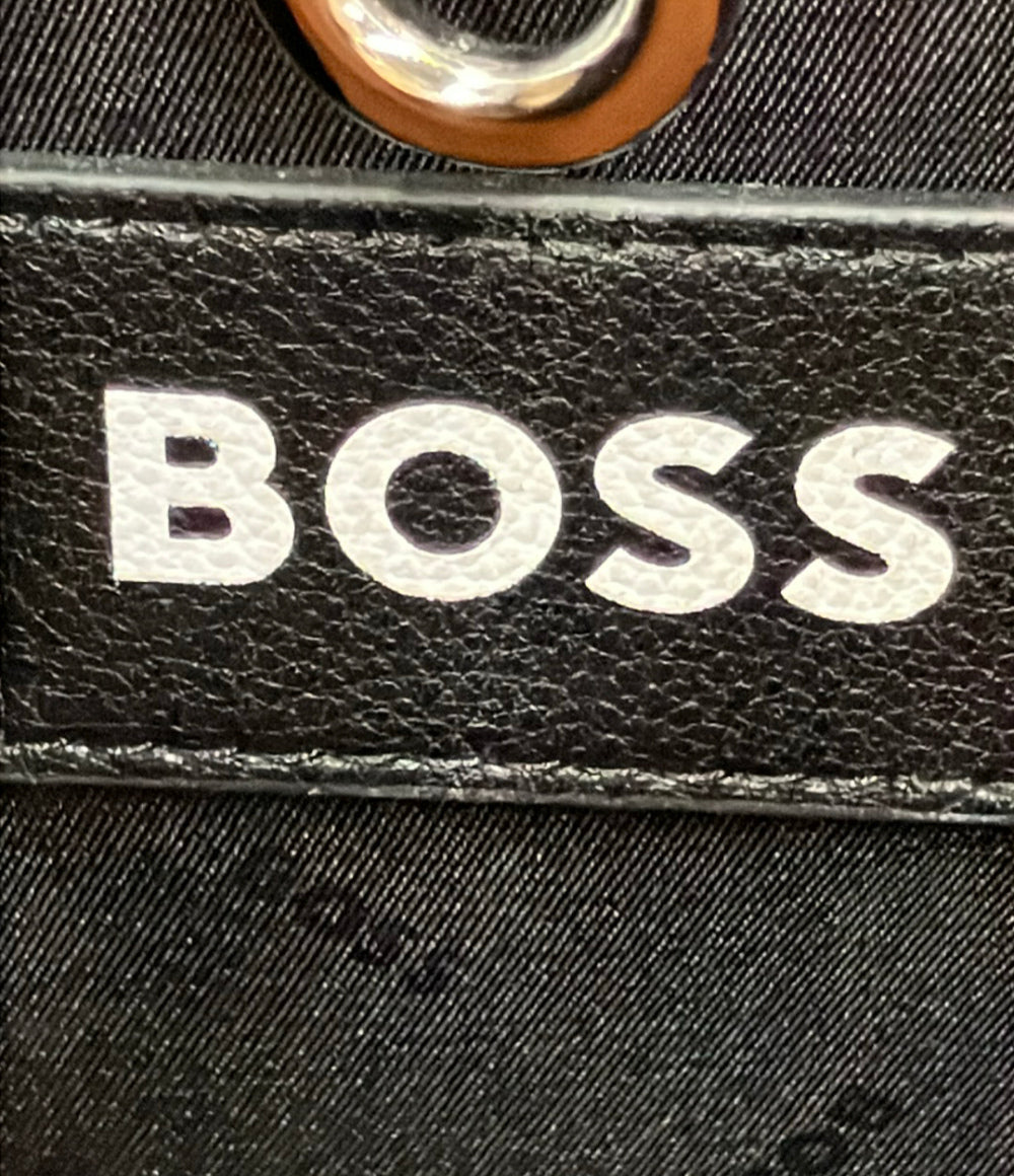美品 HUGO BOSS トートバッグ ショルダーバッグ かごバッグ 2WAY 斜め掛け レディース ヒューゴボス