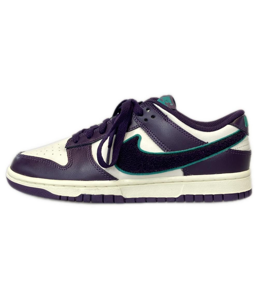 美品 ナイキ ローカットスニーカー Dunk Low Retro Chenille Swoosh DQ7683-100 メンズ SIZE 25.5 (S) NIKE