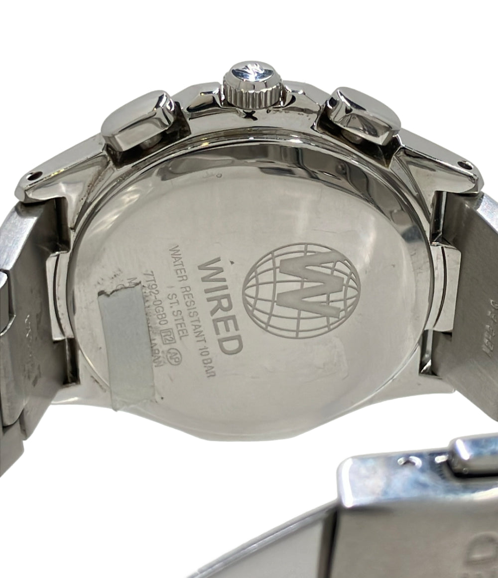 SEIKO 腕時計 WIRED ワイアード クオーツ 7T92-0GB0 メンズ セイコー