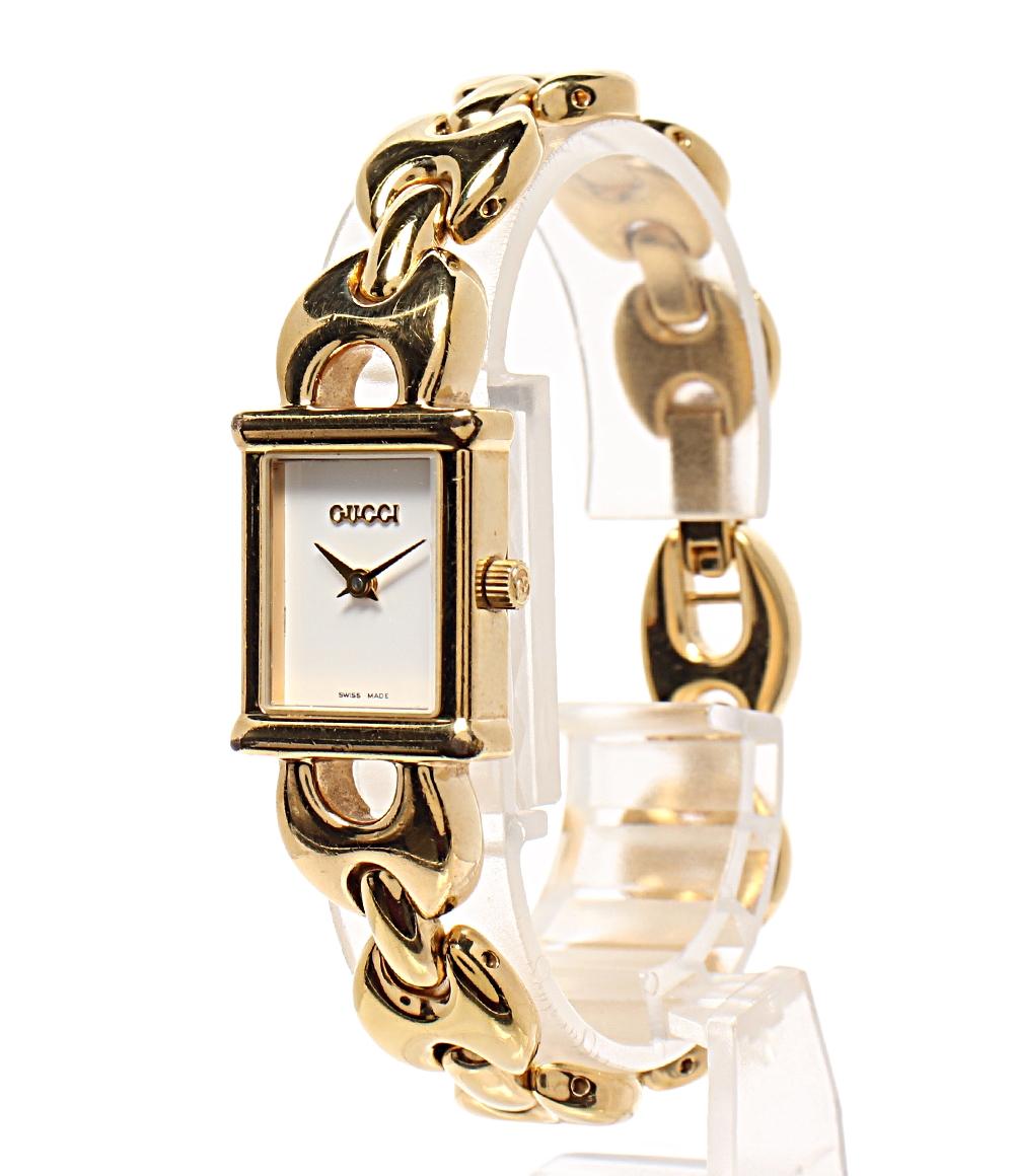 GUCCI 腕時計 クオーツ ホワイト 1800L レディース グッチ