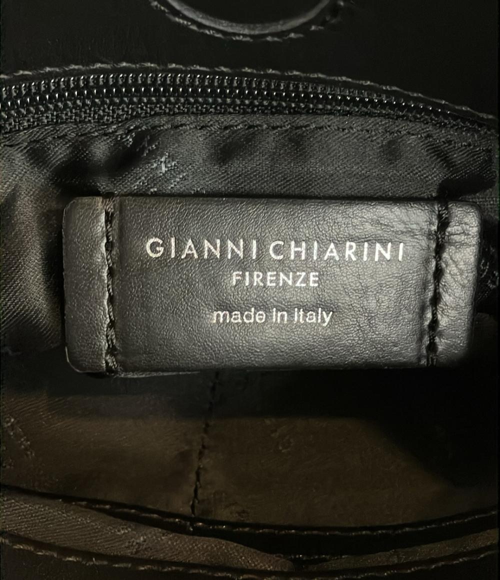美品 GIANNI CHIARINI ショルダーバッグ 斜め掛け レオパード柄 レディース ジャンニキアリーニ