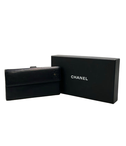 CHANEL ダブルホック 長財布 レディース シャネル