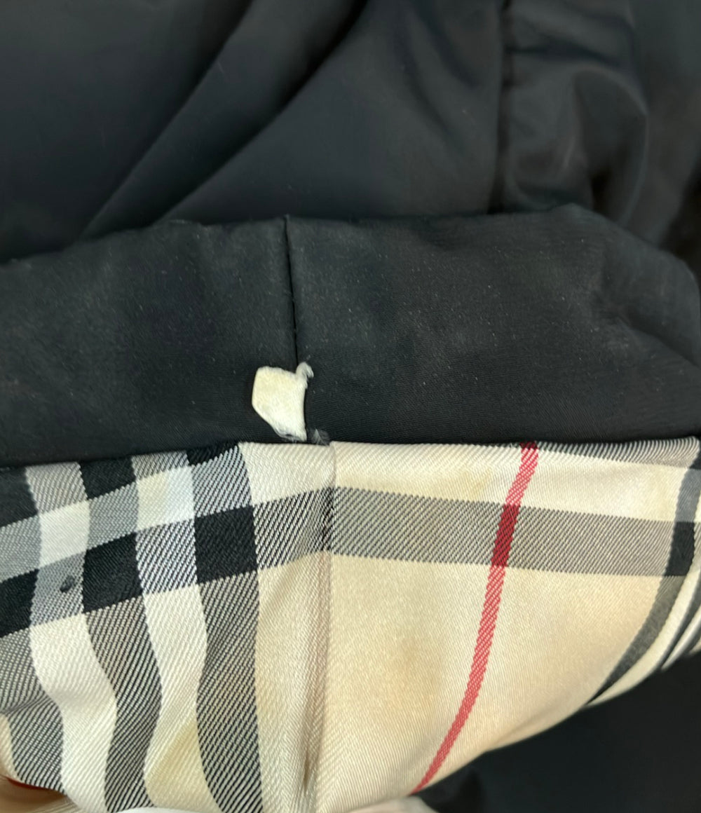 BURBERRY ダウンジャケット フード付き ジップ スナップボタン レディース SIZE M バーバリー