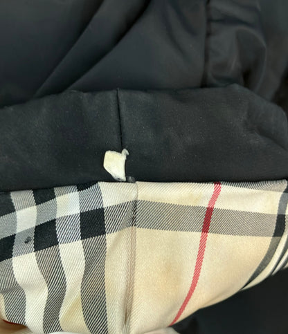 BURBERRY ダウンジャケット フード付き ジップ スナップボタン レディース SIZE M バーバリー