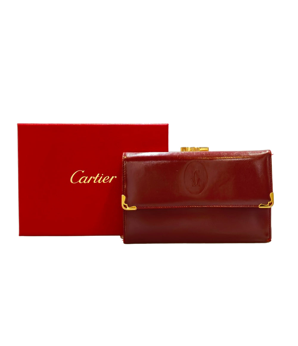Cartier 三つ折り財布 レディース カルティエ