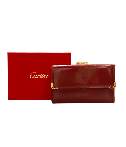 Cartier 三つ折り財布 レディース カルティエ