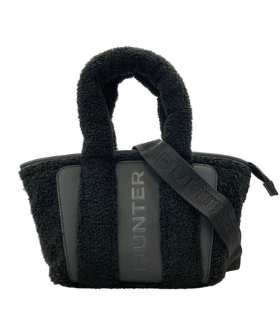 美品 HUNTER 2WAY ハンドバッグ トートバッグ ショルダーバッグ 斜め掛け ブレークミニトートバッグ レディース ハンター