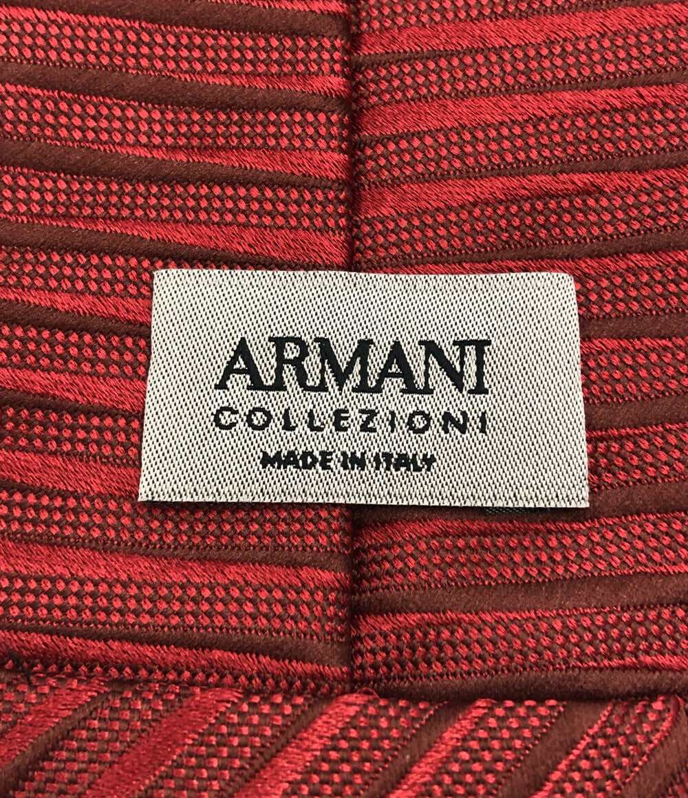 アルマーニコレッツォーニ  ネクタイ ボーダー柄      メンズ  (複数サイズ) ARMANI COLLEZIONI