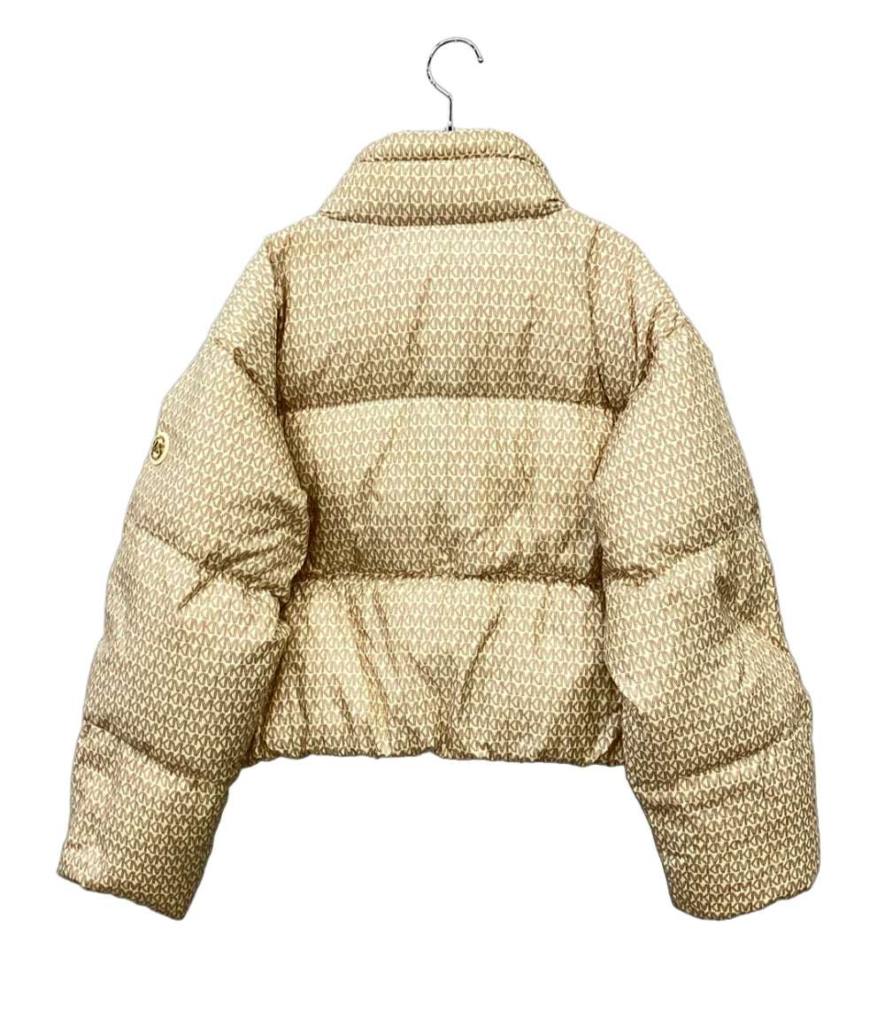 MICHAEL KORS ダウンジャケット モノグラム柄 クロップド丈 レディース SIZE M マイケルコース