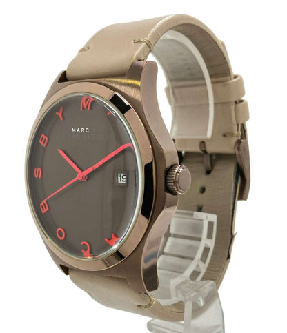 MARC BY MARC JACOBS 腕時計 クオーツ ブラウン MBM1215 メンズ マークバイマークジェイコブス