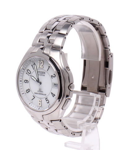 CITIZEN 腕時計 アテッサ ソーラー電波 ホワイト H410-T007627 メンズ シチズン