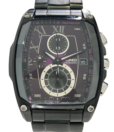 SEIKO 腕時計 WIRED ワイアード クオーツ パープル 7T92-0KW0 メンズ セイコー