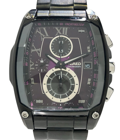 SEIKO 腕時計 WIRED ワイアード クオーツ パープル 7T92-0KW0 メンズ セイコー