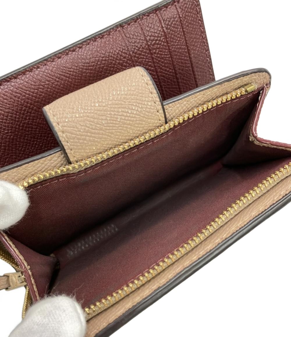 COACH 二つ折り財布 ベージュ 6390 レディース コーチ