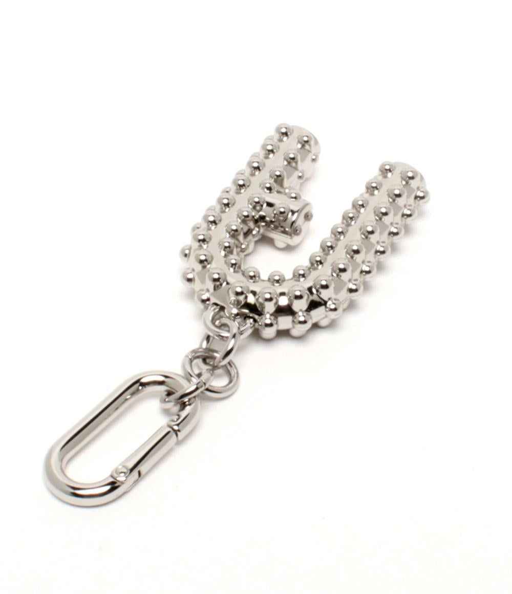 美品 Furla キーリング キーホルダー バッグチャーム メタル レディース フルラ