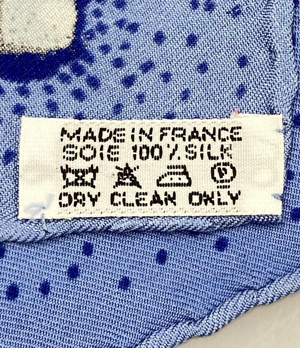 HERMES スカーフ シルク100% カレ45 プチカレ 魚柄 レディース エルメス