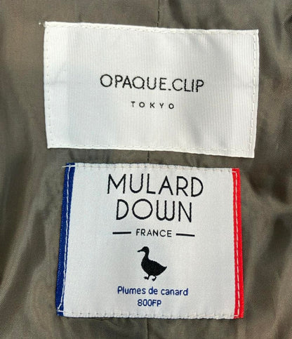 美品 オペークドットクリップ ダウンコート レディース SIZE 38 (M) OPAQUE.CLIP