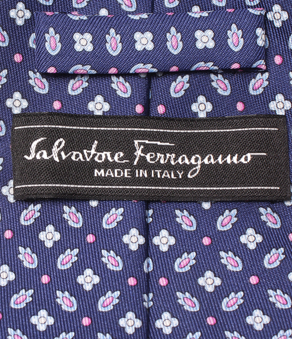 Salvatore Ferragamo ネクタイ シルク100% メンズ サルヴァトーレフェラガモ
