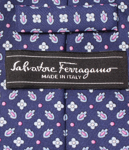 Salvatore Ferragamo ネクタイ シルク100% メンズ サルヴァトーレフェラガモ
