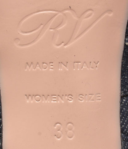 Roger Vivier ミュール チャンキーヒールサンダル デニム bikiviv sandals レディース SIZE 38 25.5(cm) ロジェヴィヴィエ