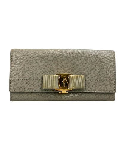 Salvatore Ferragamo 二つ折り長財布 ヴァラ レディース サルヴァトーレフェラガモ