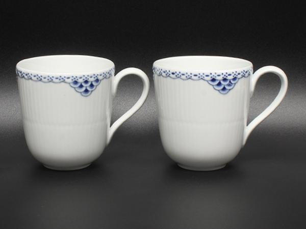 美品 Royal Copenhagen マグカップ 2点セット ペア プリンセス ロイヤルコペンハーゲン
