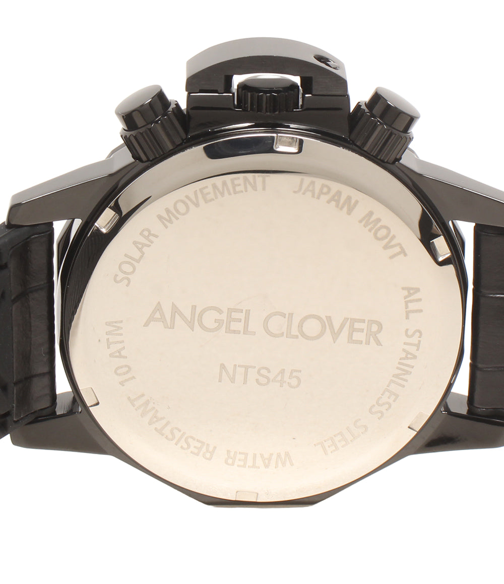 美品 Angel Clover 腕時計 タイムクラフトソーラー ソーラー ホワイト NTS45 メンズ エンジェルクローバー