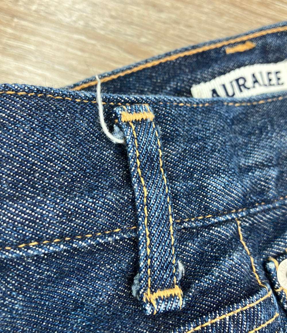 AURALEE デニムパンツ HARDTWIST DENIM PINTUCK PANTS 21AW A21AP06DM メンズ SIZE 1 (M) オーラリー