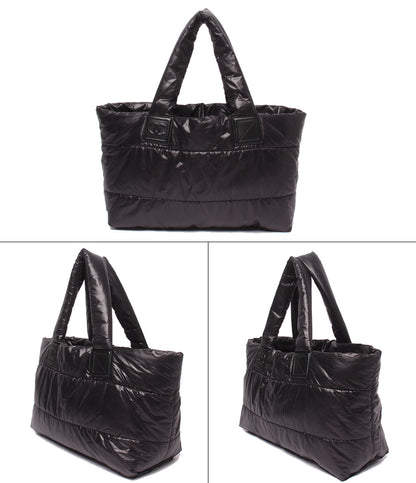 CHANEL トートバッグ ショルダーバッグ 肩掛け シルバー金具 12番台 コココクーン レディース シャネル
