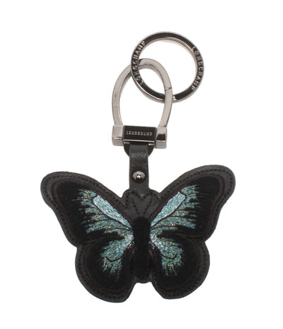 Longchamp チャーム キーリング バタフライモチーフ 蝶 ユニセックス ロンシャン