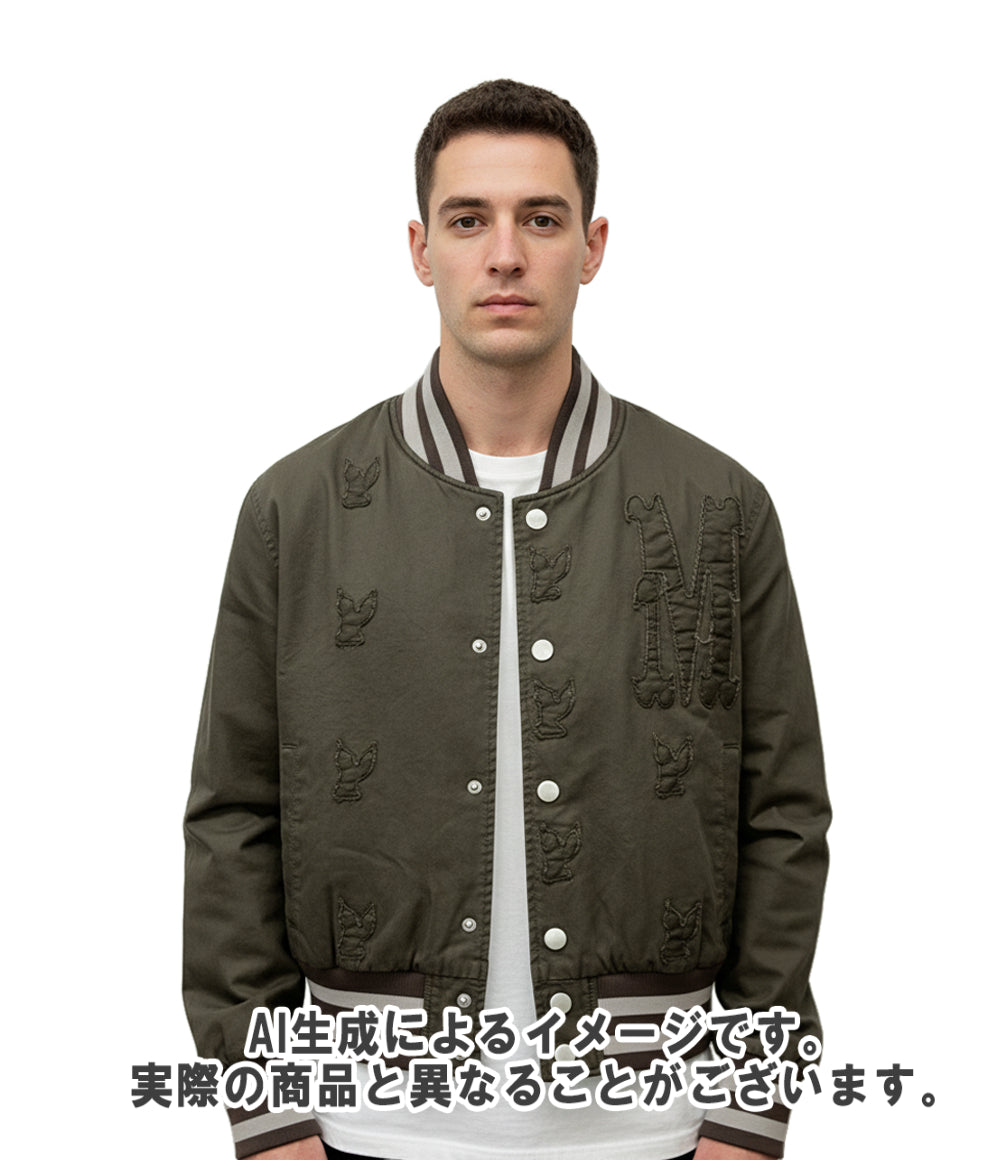 MASU ブルゾン 25ss SUMMER VARSITY JACKET スナップボタン メンズ SIZE 44 (S) エムエーエスユー