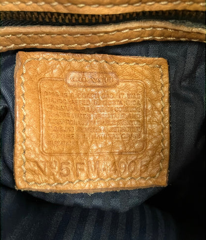 COACH ショルダーバッグ 巾着型 斜め掛け レザー 4905 レディース コーチ