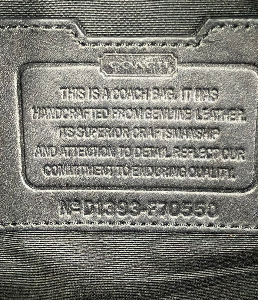 COACH ブリーフケース ショルダーバッグ ビジネスバッグ 2WAY 牛革 F70550 メンズ コーチ