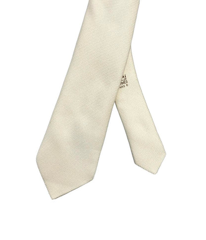 エルメス ネクタイ シルク100% 縫い目デザイン 233623 SA メンズ HERMES