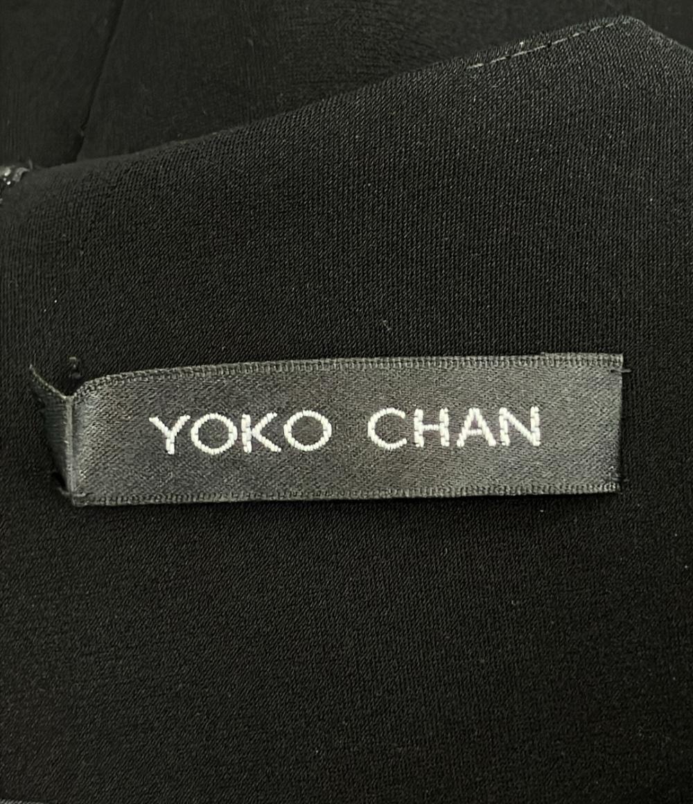 YOKO CHAN 半袖 ワンピース Vネック レイヤードドレス YCD-318-407 レディース SIZE 38 (S) ヨーコ チャン