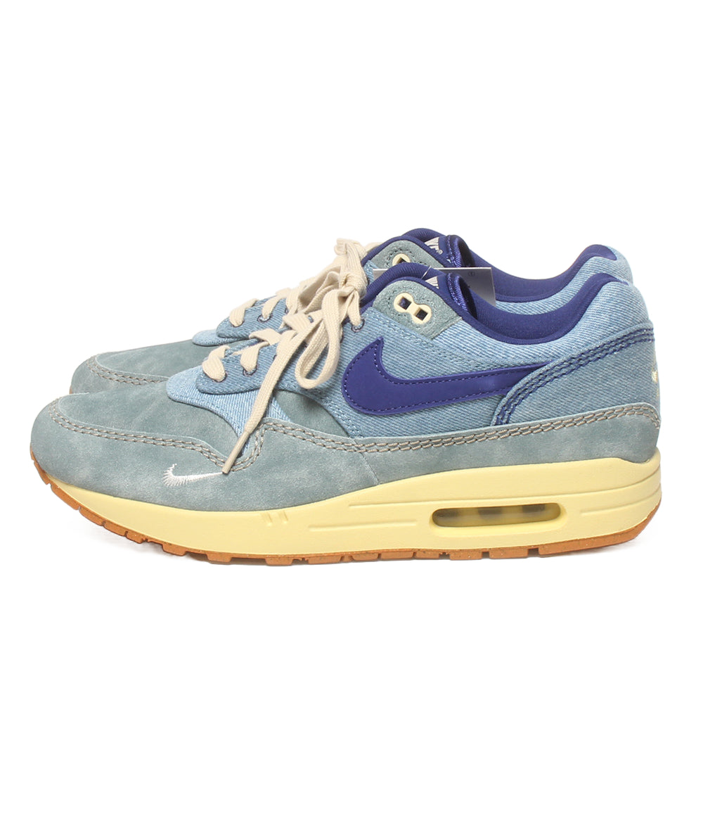 美品 NIKE ローカットスニーカー エアマックス1 プレミアム Air Max 1 PRM デニム DV3050-300 メンズ SIZE 27.5 ナイキ