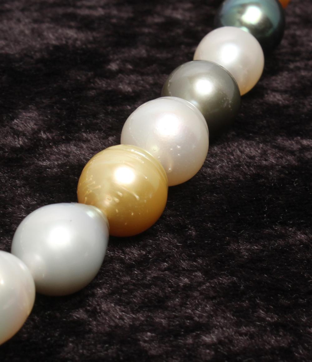 美品 ネックレス バロックパール 11.0-13.0mm レディース