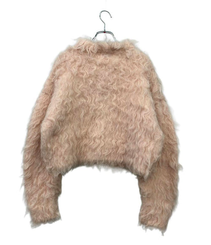 CLANE 長袖カーディガン 24AW クロップド丈  シャギー プルオーバー ニット SHAGGY SHORT KNIT CARDIGAN 17106-2102 レディース SIZE 1 (S) クラネ
