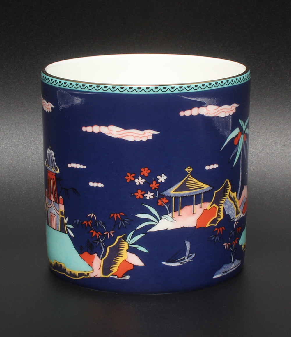 美品 WEDGWOOD マグカップ ブルー パゴダ ウェッジウッド