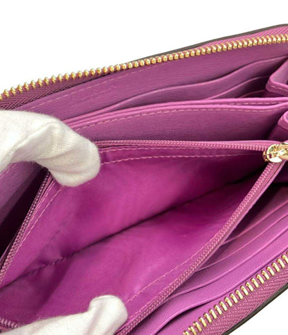 美品 Furla ラウンドファスナー長財布 レディース フルラ