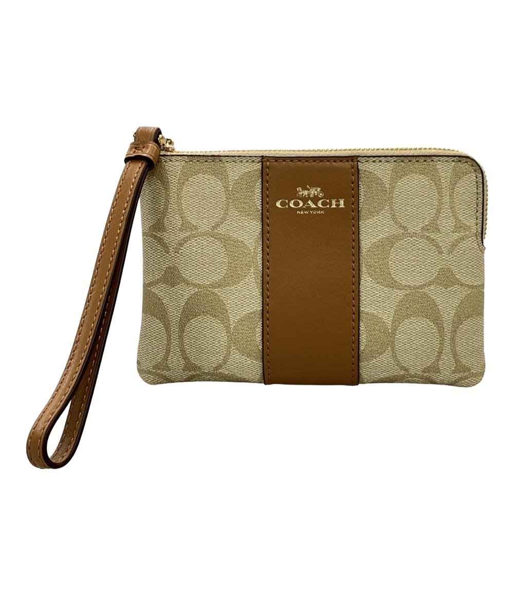 美品 COACH ポーチ シグネチャー F58035 レディース コーチ